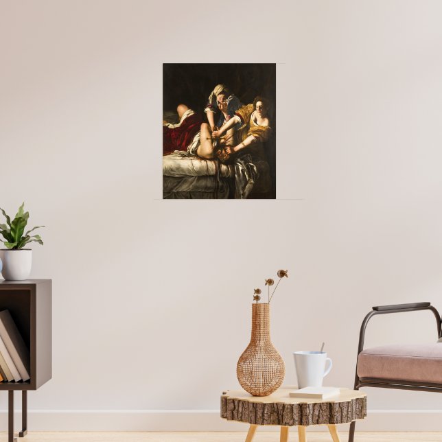 Judith Slaying Holofernes - Artemisia Gentileschi Poster | Zazzle