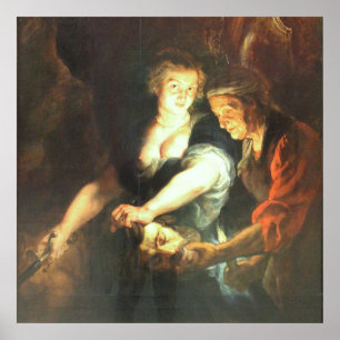 Judith with the Head of Holofernes Poster