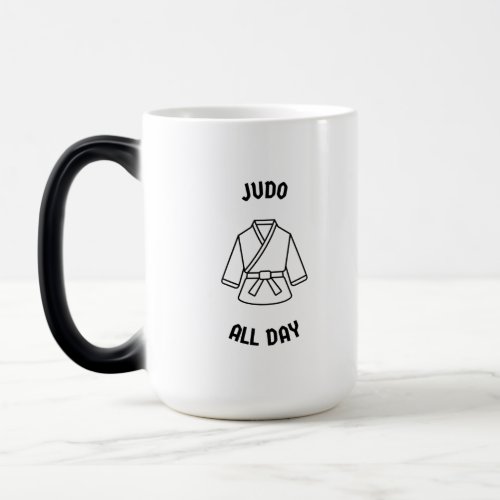 Judo all day magic mug