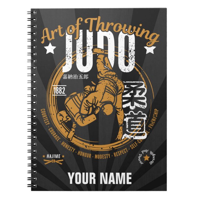 Judo : Art of Throwing Notebook (Front)