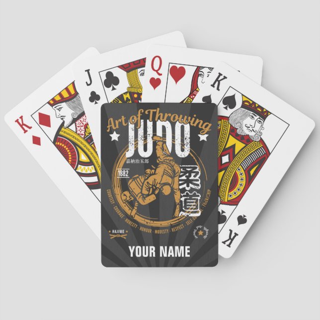 Judo : Art of Throwing Poker Cards (Back)