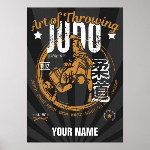Judo  Art of Throwing Poster