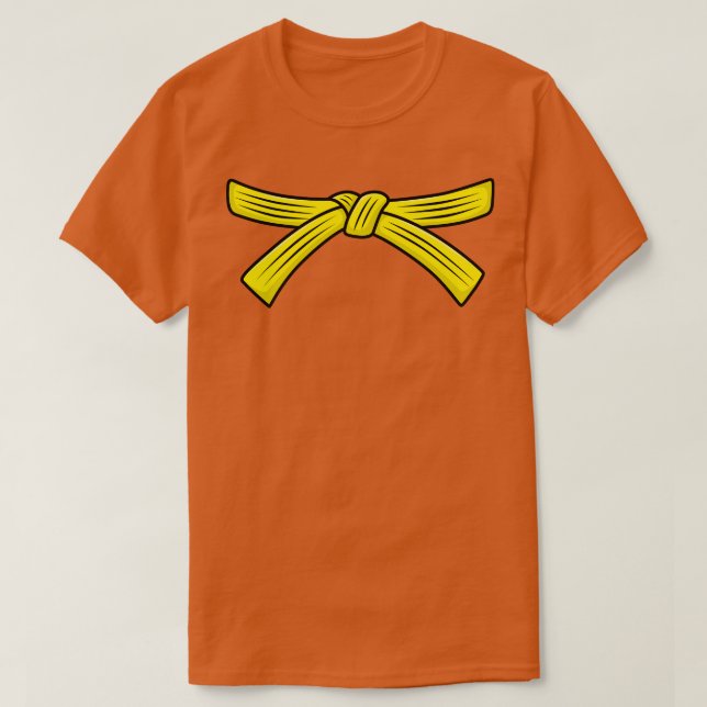 Judo belt yellow belt Judo 5th Kyu Obi JiuJitsu Ai T-Shirt (Design Front)
