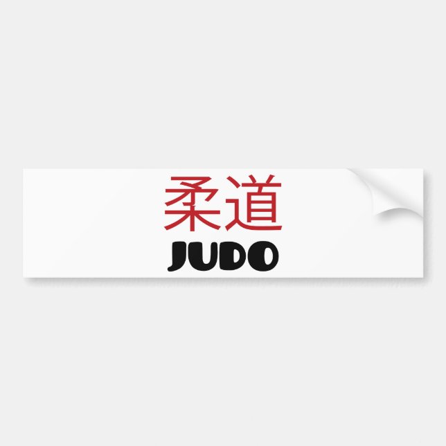 Judo Bumper Sticker (Front)
