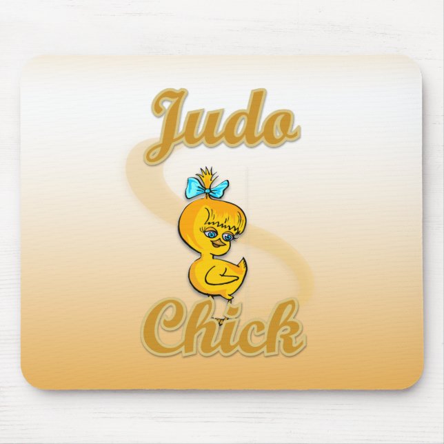 Judo Chick Mouse Pad (Front)