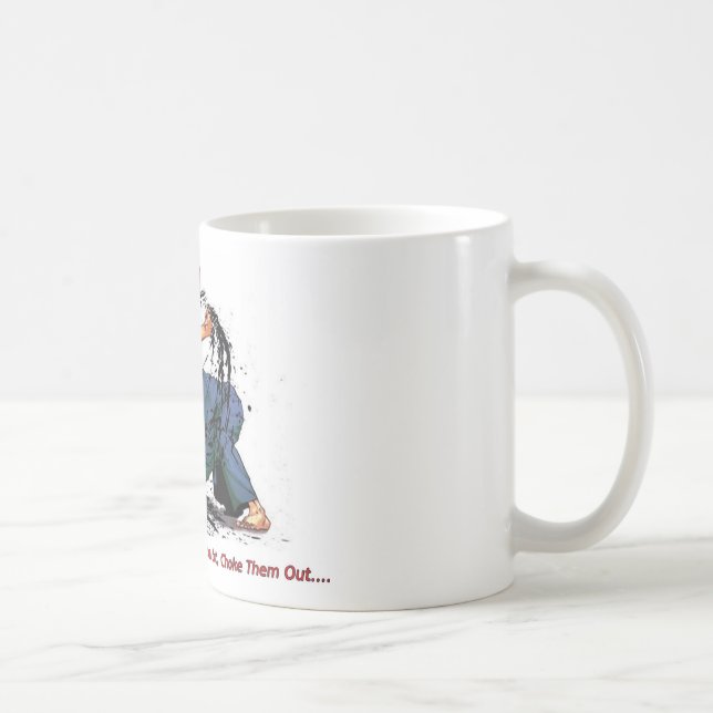 Judo Choke Out Coffee Mug (Right)