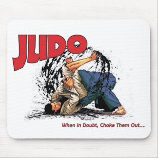 Judo Choke Out Mouse Pad