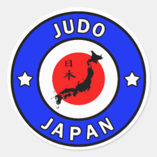 Judo Classic Round Sticker