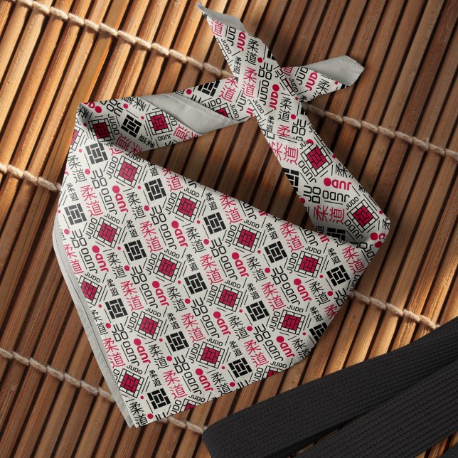 Judo - clean modern geometric pattern bandana (Creator Uploaded)