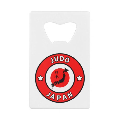 Judo Credit Card Bottle Opener