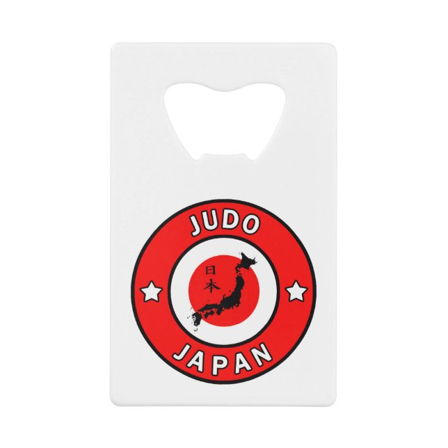 Judo Credit Card Bottle Opener (Front)