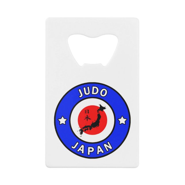 Judo Credit Card Bottle Opener (Front)