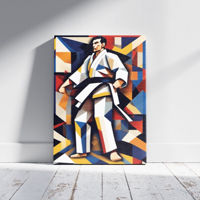 Judo Cubism Canvas Print (Creator Uploaded)