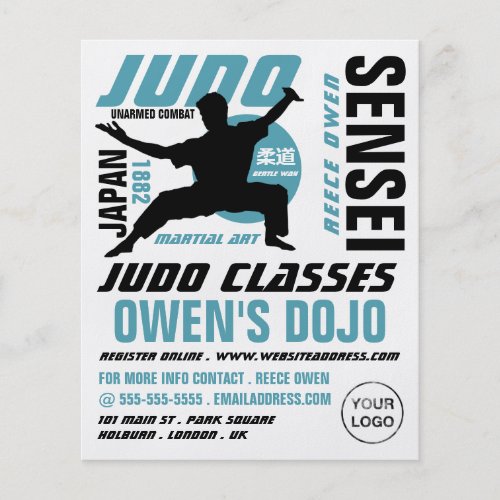 Judo Design Judo Classes Flyer