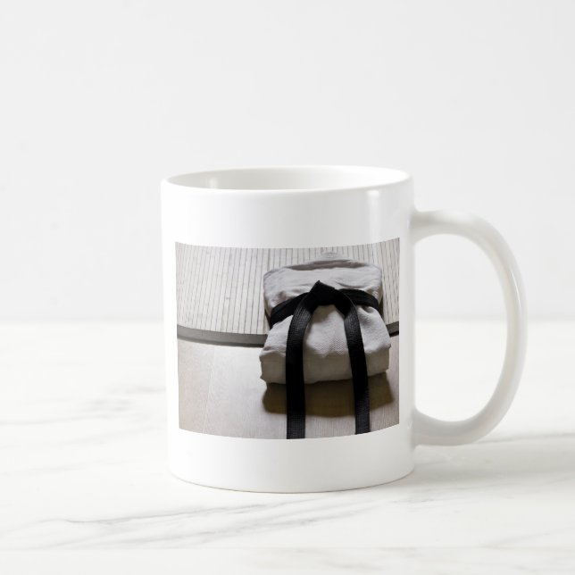 Judo Gi on Tatami mat Coffee Mug (Right)