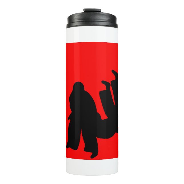 Judo gift present thermal tumbler (Front)