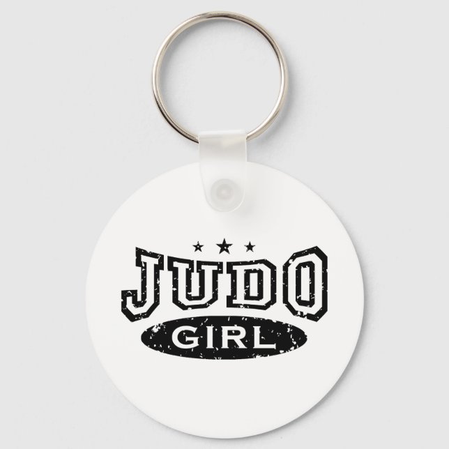 Judo Girl Keychain (Front)