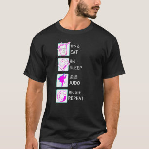 Judo Judoka Ju Jutsu EAT SLEEP JUDO T-Shirt