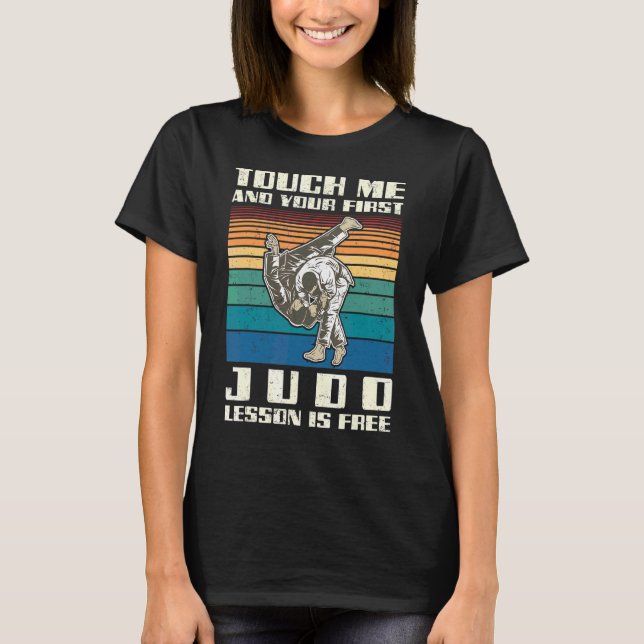 Judo Judoken Japan Jiu Jitsu Martial Training Athl T-Shirt (Front)