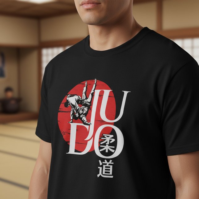 Judo -Kanji, Rising Sun T-Shirt (Creator Uploaded)