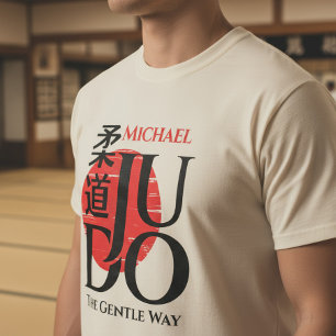 Judo -Kanji, Rising Sun T-Shirt