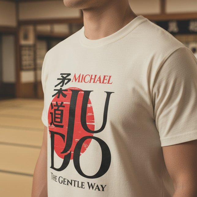 Judo -Kanji, Rising Sun T-Shirt (Creator Uploaded)