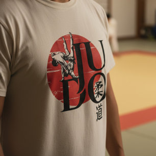 Judo -Kanji, Rising Sun T-Shirt
