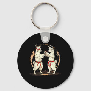 Judo Llama Martial Arts Taekwondo Kung Fu MMA Keychain