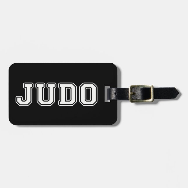 Judo Luggage Tag (Front Horizontal)