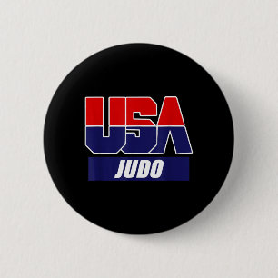 Judo Martial Arts 2024 USA Team Button