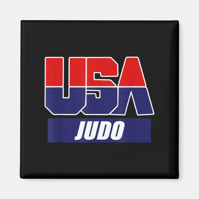 Judo Martial Arts 2024 USA Team Magnet (Front)