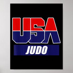 Judo Martial Arts 2024 USA Team Poster
