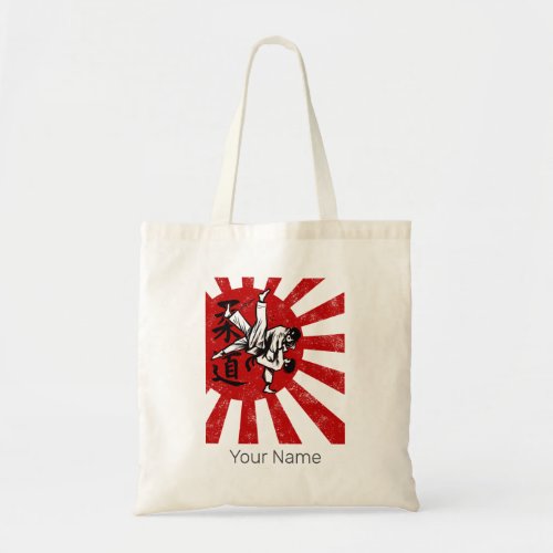 Judo Martial Arts Japanese Vintage Retro Design Tote Bag