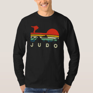 Judo Martial Arts- Judoka Self Defense Fighter Ret T-Shirt