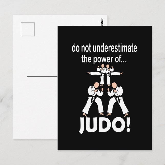 Judo Martial Arts Self Defense Taekwondo  Postcard (Front/Back)