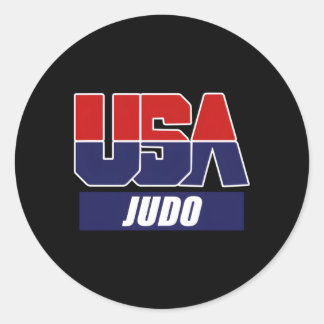 Judo Mial 2021 Usa Team Classic Round Sticker