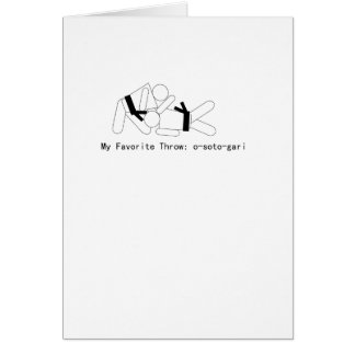 Judo My Fav Throw Osoto Gari Cards