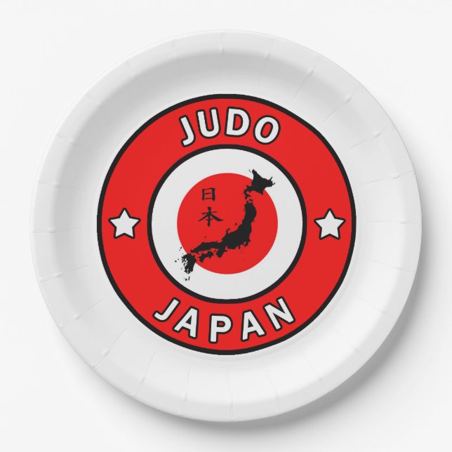 Judo Paper Plates (Front)