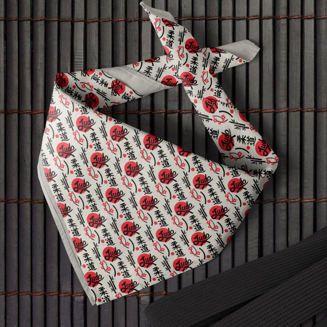 Judo Pattern - Black Belt, Kanji and Sun Bandana (Creator Uploaded)