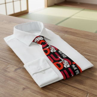 Judo Pattern - Bold and Dynamic Neck Tie