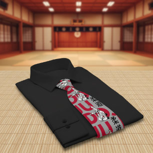 Judo Pattern - Bold and Dynamic Neck Tie