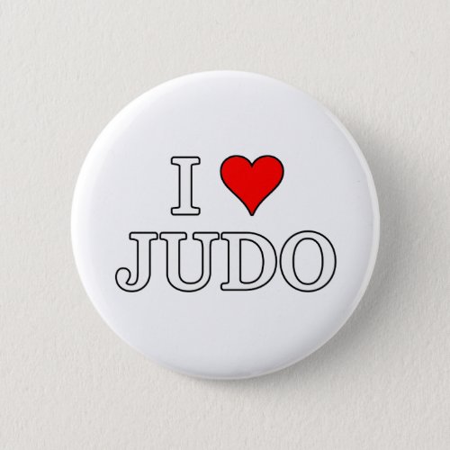 Judo Pinback Button