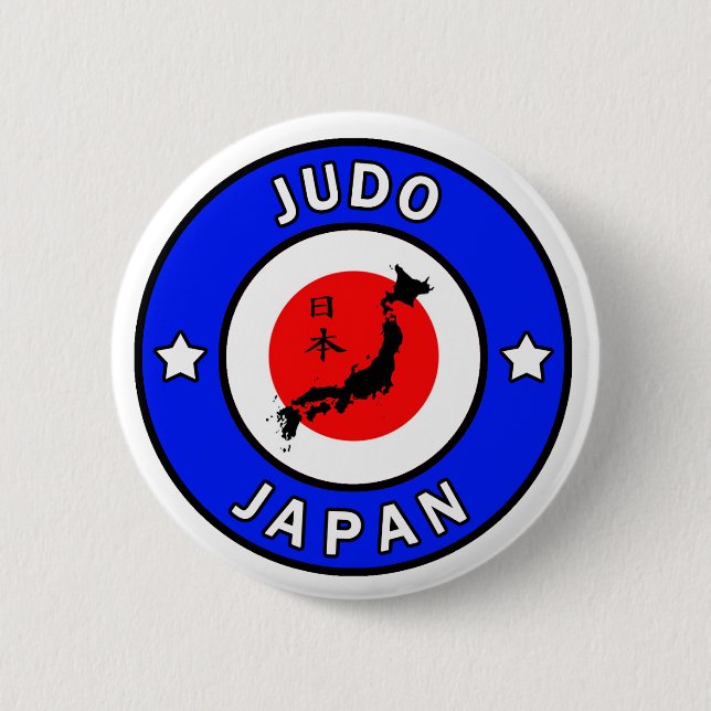 Judo Pinback Button (Front)