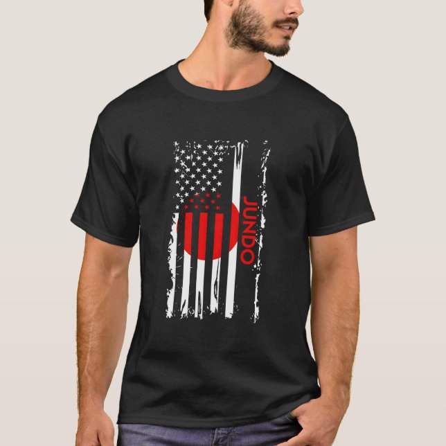Judo Sport Mial Karate Japanese Combat Sports T-Shirt (Front)