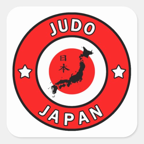 Judo Square Sticker