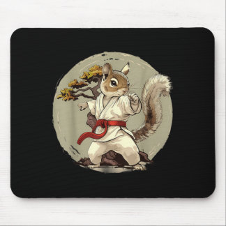 Judo Squirrel Bonsai Tree Kickboxing Taekwondo Mouse Pad