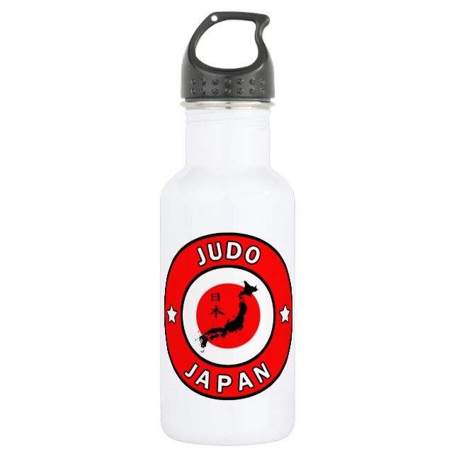 Judo Stainless Steel Water Bottle (Front)