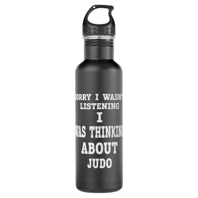 Judo Stainless Steel Water Bottle (Front)