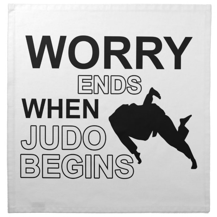 Judo T shirt Design Printed Napkins