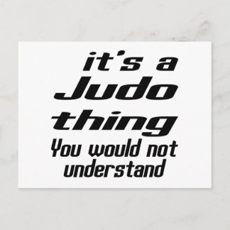 Judo Thing Designs Postcard